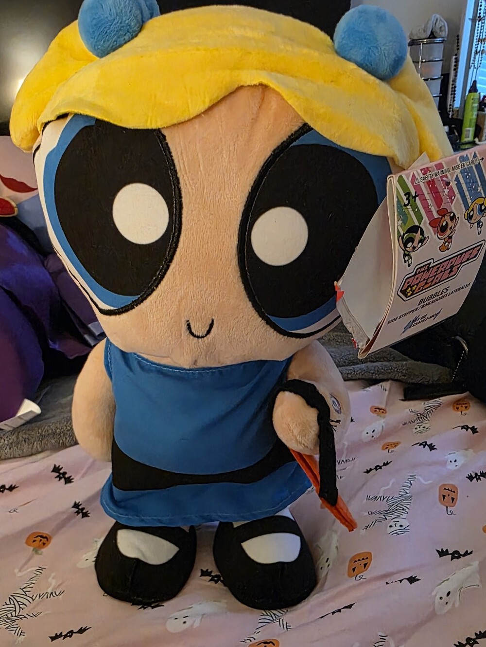 The Powerpuff Girls Bubbles Plush Toy -Animated Musical Dancing